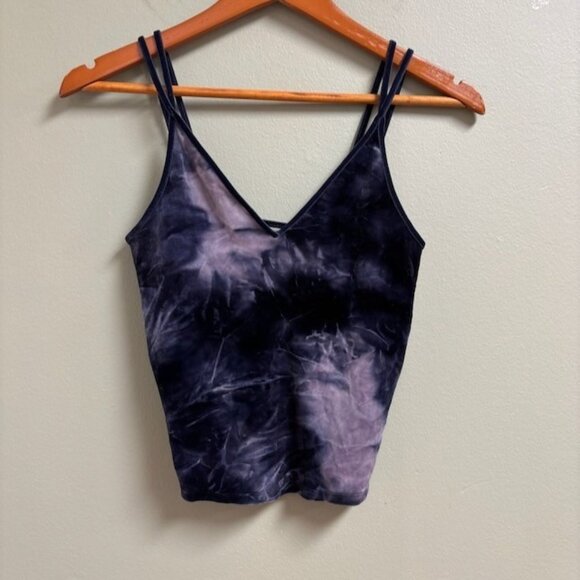 American Eagle Outfitters Womens Purple Whimsigoth Velvet Tank Top Size S Grunge - Picture 1 of 7